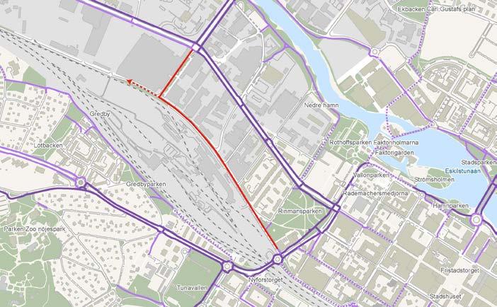 Eskilstuna kommun 2017-01-24 10 (21) FÖRSLAG TILL FÖRÄNDRING Allmänt Standarden på Gredbyvägen är idag låg.