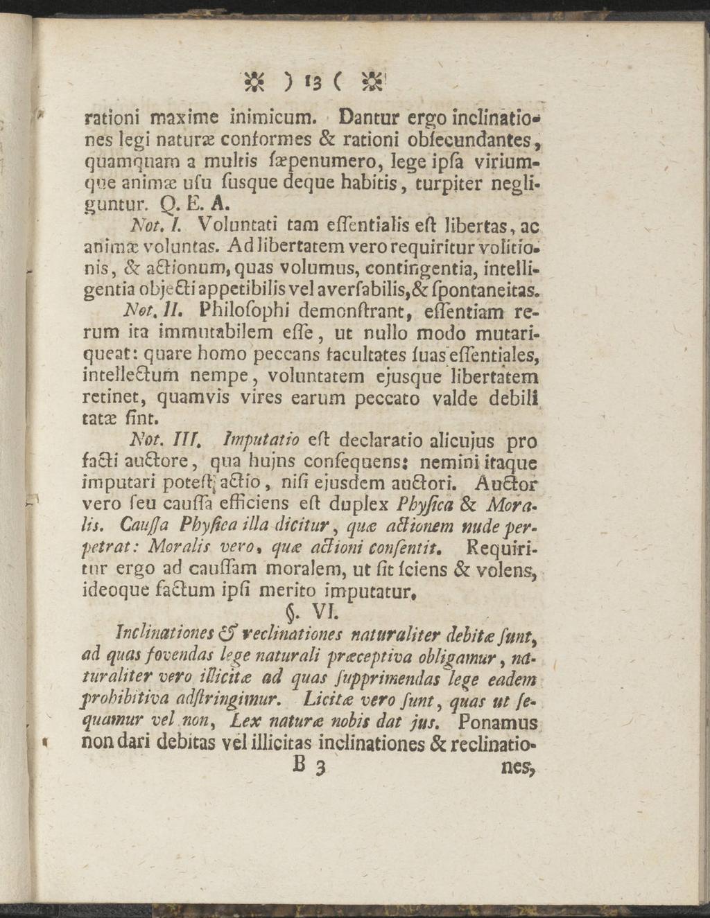 & ) «3 ( rationi maxime inimicum.