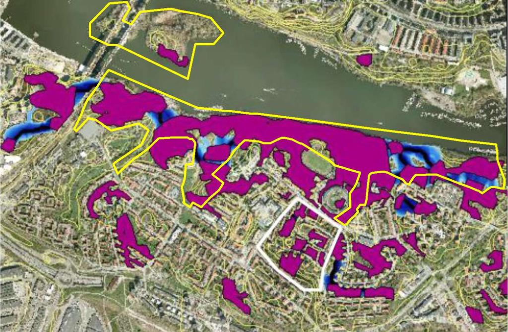 Kärnområden av barrskog Vore tacksamt om även reservatsgränsen illustrerades i kartan så det framgår vilka ekologiska