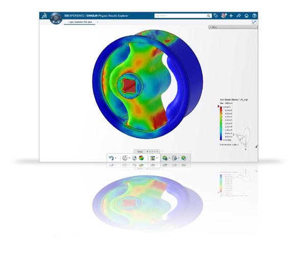 Styrkan i Simulation Engineer-produkten är möjligheten att snabbt och tillförlitligt ta fram lösningar på komplexa problem som uppkommer under konstruktionsprocessen.