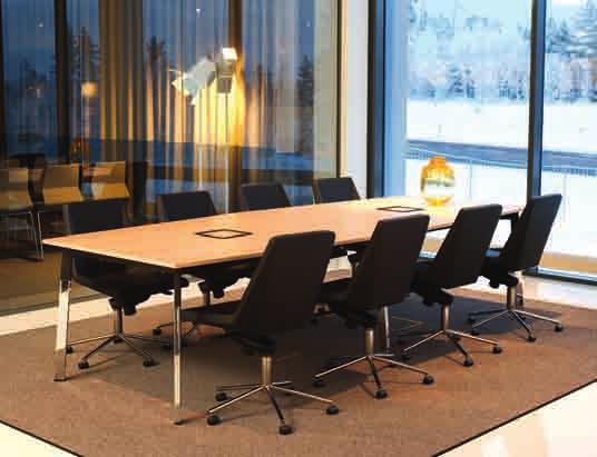 ANGLE Lars Pettersson, Thomas Bernstrand Angle är ett byggbart konferensbord som till sin form och karaktär ger en lätt och luftig känsla.