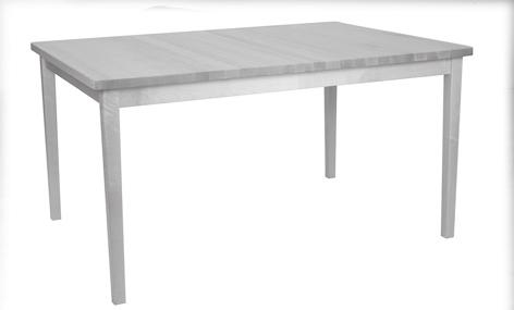 Bord Natur Bets Bord med skiva i björk natur eller bets alternativt skiva i vit laminat eller björklaminat Underrede i björk natur eller bets Höjd 73 cm
