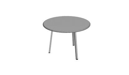 H= 42 cm, Ø 60 cm, tj 2,2 cm BOXER LB-709 Bord med skiva i björkfanér, vit F3091M eller svart F2253 laminat med kantlist i björk. Underrede i krom eller silverlackerad metall.