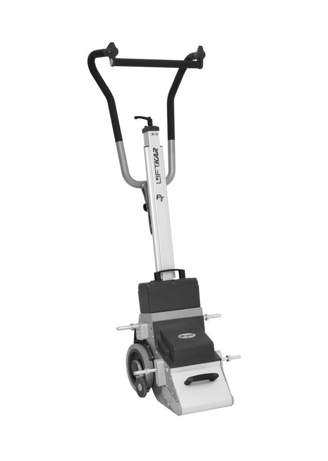 3.6 PT-Adapt-modellen Trappklättrare för transport av rullstolar med hjälp av adaptrar. Två versioner finns tillgängliga för säkra arbetslyft av 130 kg och 160 kg inklusive rullstolen.