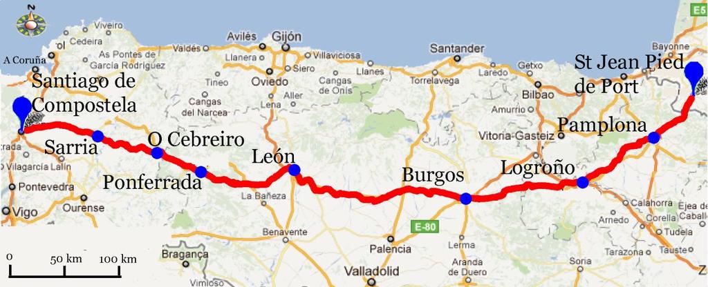 Den franska vägen, Logroño Burgos, 6 nätter 6(6) Bokningsprocessen För att underlätta beslut om lämpligt startdatum och resväg e-postar vi gärna ett programförslag till dig.