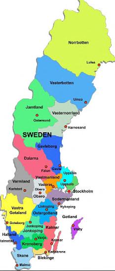 System för utdata och återkoppling i respektive landsting Ser väldigt olika ut beroende