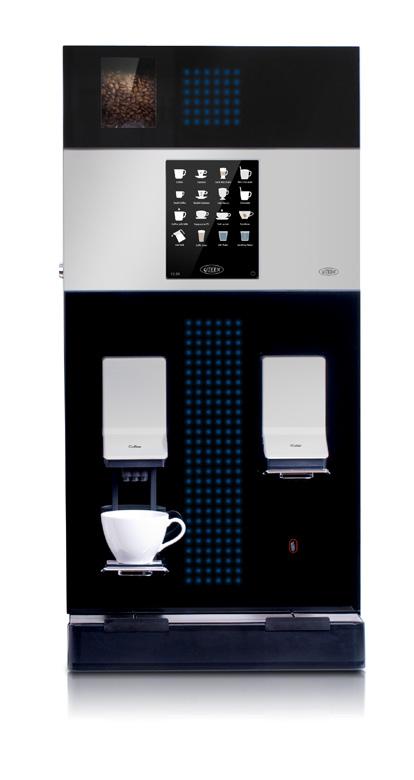 MODELLER & VERSIONER EVO MF13 STANDARD 1 kvarn & 1 bönbehållare 3 ingrediensbehållare LED-paneler (valbara färger) 4.