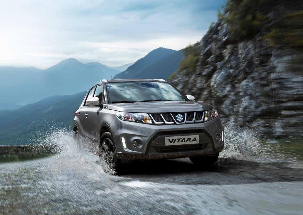 VITARA CNG Med Vitara har vi vidareutvecklat SUV-formgivningen till en helt ny nivå genom att integrera