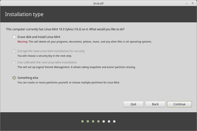 kan orsaka problem i kombination med vissa drivrutiner från NVIDIA. Om du är nybörjare i fråga om Linux så är det bättre att du krypterar din personliga mapp.