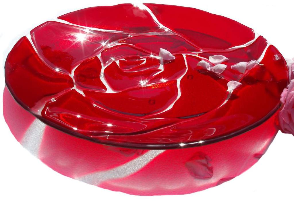 Unique hand made Art Glass Dishes