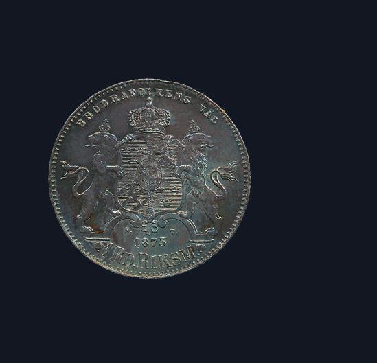 Mynt Startar tidigast kl. 12. 798 799 801 802 803 804 Oskar II. 20 kronor 1874. SM 2. 1+/01. 1. Oskar II. 20 kronor 1901. SM 22. 1+/01. 1. Oskar II. 10 kronor 1874. SM 25a. 1+/01. 750 Oskar II.