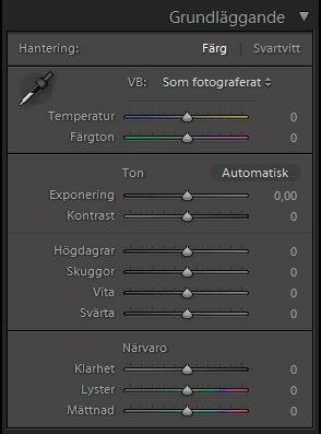 Lightroom är helt icke-förstörande. Alla ändringar du gör sparas i metadata som instruktioner, vilket innebär att original fotona inte påverkas. 1. Visa fotot Grand Canyon i modulen Framkalla. 2.