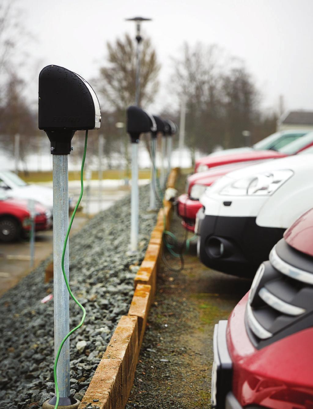 Energibesparande uttagscentraler för parkeringar, campingplatser och marinor Uttagscentraler