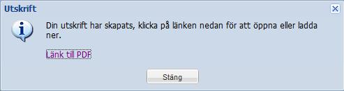 stående eller liggande Det finns ett fält på kartan som visar området som kommer skrivas ut och det fältet ändras när man ändrar något i själva utskriftsfönstret Man kan även välja kvalitetsnivå i
