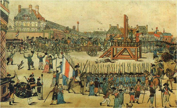 Under hans 2 år vid makten avrättades ca 40 000 fransmän.