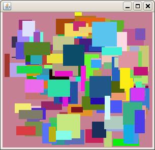 Exempel Skriv ett program som ritar ut 150 rektanglar enligt figurerna