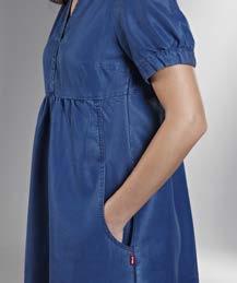 Kvalitet: 75/25 Tencel/Polyester, 180 gr. Storlek: XXS XXL. Our popular tunic is now available in our tencel denim.