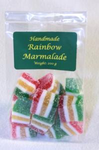 15 4142 Marmelad Regnbåge / Marmelade Rainbow 200 g 4143 Mintspån / Peppermint Curls 150 g 4144 Fruktkulor / Fruit Balls 200 g