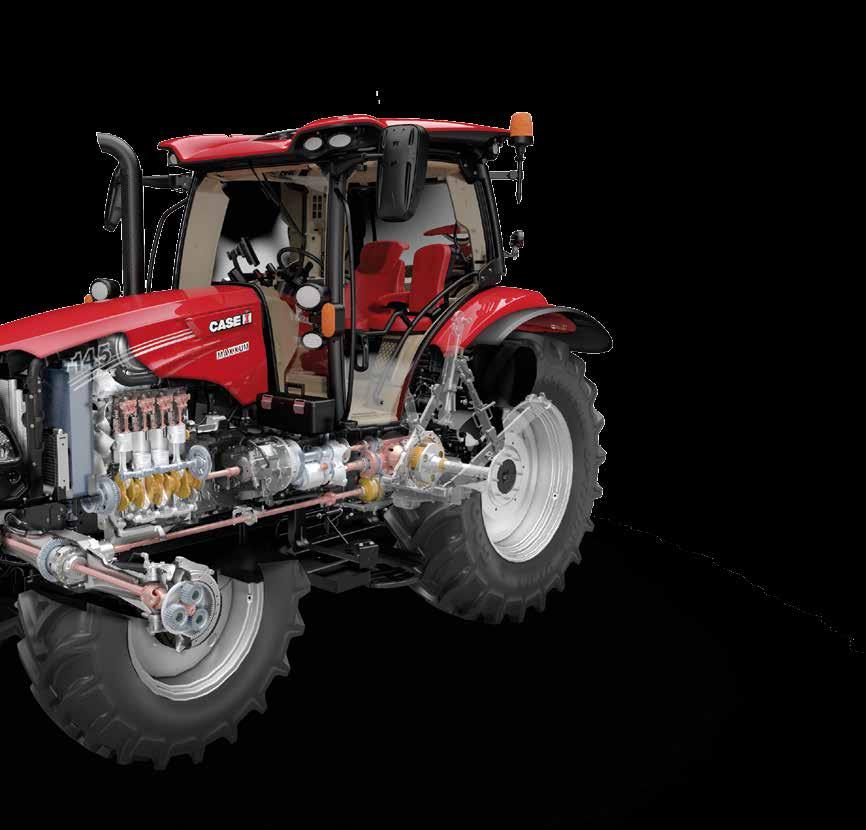 PERFEKT BELYSNING Att börja tidigt och att sluta sent är en del av jordbruket. Det är därför Case IH ger dig ännu mer ljusstyrka med den senaste generationen Maxxumtraktorer.