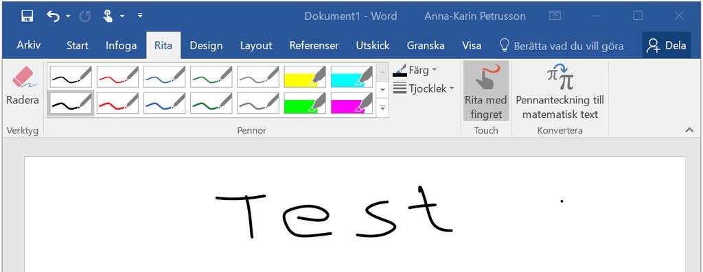 Upplösning/zoomning Office 2016 versionen har stöd för 250 % och 300 % zoomingsinställningar för