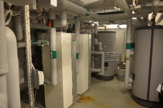 Bild 4.1a. Årsvärmefaktorn för ett värmepumpsystem antas här uppgå till ca 2,5 till 2,7.