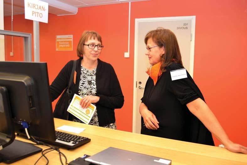 Kundernas erfarenheter Öppet hus-evenemang lockade folk till Kipa Vi har ett gemensamt syfte och mål Kannus församlings ekonomichef Tuula Kauppila bekantade sig med Kipas system vid utbildningsmiljön