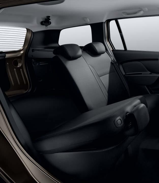 Mycket, mer, massor av lastutrymme Flexibiliteten är central i nya Dacia Logan MCV: