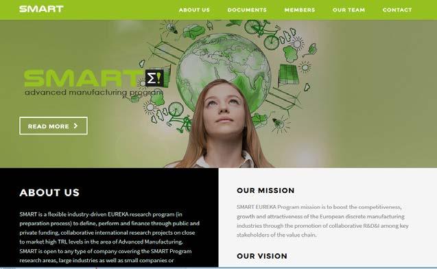 advanced manufacturing program SMART Web page regularly updated smarteureka.
