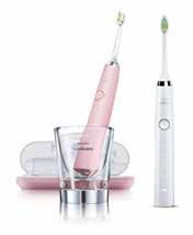 tillsammans med Philips Sonicare appen via blåtand ger munvårdstips från tandvårdsexpertisen samt för att ta fram