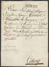 Delvis betalt brev med fyrkantstpl GÖTHEBORG 20.4.1848 sänt till London via K.D.P.A. 25.4.48 ALTONA, befordrat med norska ångaren SS Christiania.
