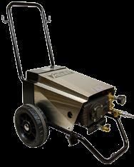 industridammsugare med dubbla sugturbiner 2x1000W med bypasskylning.
