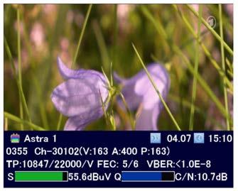Meny Se program 12 Meny Se program För att kunna kontrollera TV-mottagningen kan det smartmeter S1 försättas i TV-läge.