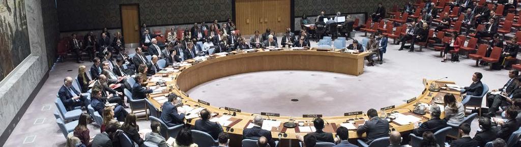 Foto: UN Photo/Kim Haughton mot Myanmar som stat eller mot ledande personer i landet. Säkerhetsrådet kan även bevaka mänskliga rättigheter och vidta åtgärder för att säkra humanitärt tillträde.