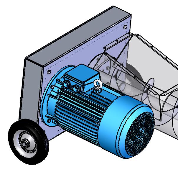2 Transportörens huvuddelar Drivenhet (transporthjul (är tillbehör) 2.1 Drivenhet Driveneheten är transmission med kedjedrift.