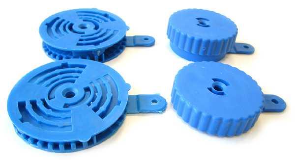 Bredd 60mm Röd 500st/kart Byggkil trä Byggkil spån 13mm