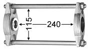 .. 3 mm Bredd inne:... 5 mm inkl. Adapter KL003-820 (M2x2 auf Ø30) KL003-852 KL003-850 20 20 KL25-0 KL003-8295 Tryckhylssats lång (0 mm) Gänga: 2¼"-UNS Gänga M8 KL003-82 Pressram (max.