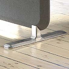 DOMO GOLVSKÄRM Domo golvskärm fristående, i utförande med både raka och rundade hörn. Höjd 1450 alt. 1650 mm. OBS Skärm med bredd större än 1264 mm kräver tygbredd på minst 1700 mm.