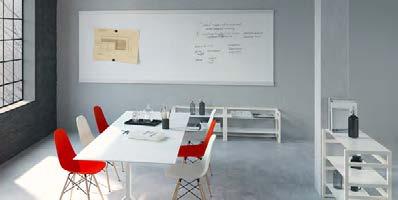 Vip Whiteboard Friiz & Molke VIP SYSTEM Vip har E3 emaljyta. Vägghängd på dolda beslag. Ram av mattanodiserad aluminium.