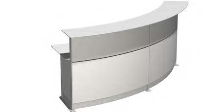 (bestående av 2 x 1200 sektioner) Strict Line disk Rak disk 2540x955 197 110 00 52 630 Strict Line disk Rak disk höj och