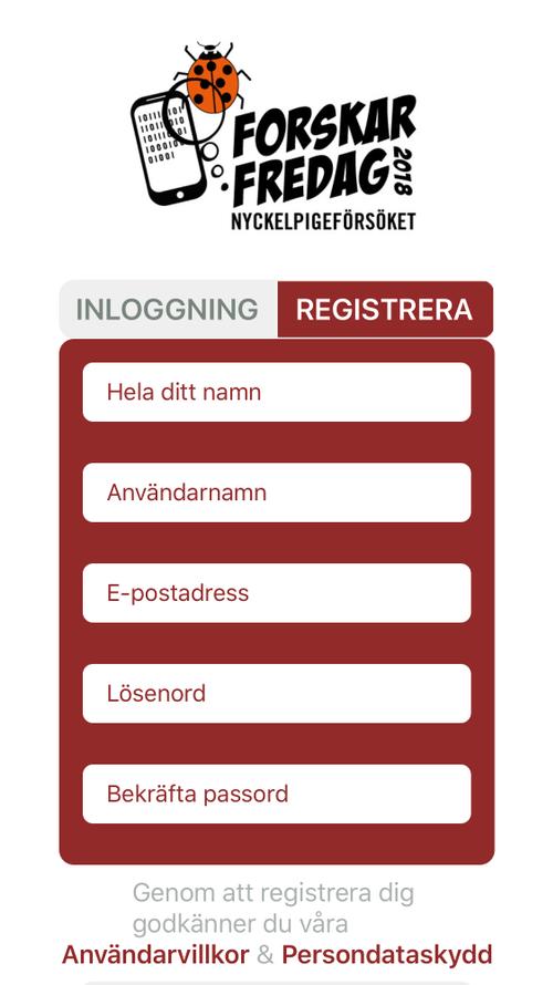 GÖR SÅ HÄR! Det du behöver för att vara med i Nyckelpigeförsöket är en smart telefon eller en läsplatta med kamerafunktion.