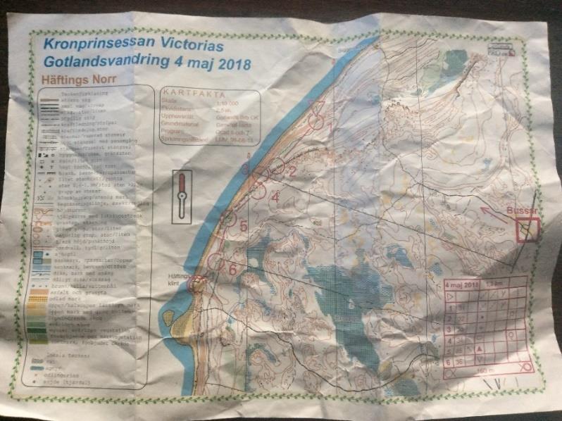 Kungligt i skogen En fin vårdag i maj fick vi kungligt besök på Gotland av kronprinsessan Viktoria. Vi, ungdomar från Bro, Vok och Svaide, fick äran att lära henne orientera i den gotländska skogen.