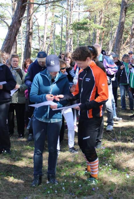 Även landshövdingen deltog och båda tyckte att det var intressant och roligt även om det slarvades lite med definitionen på kartan.
