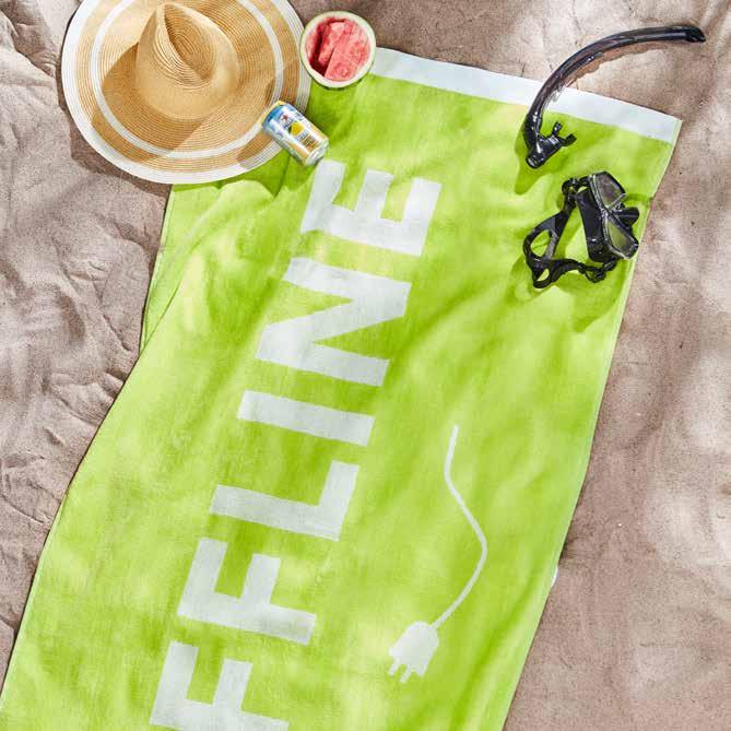 7200 lime/vit 100% bomull Strl: 80x180 cm Förp: plastpåse Pris 1-49 st 239 SEK Pris vid 50 st 219 SEK VACATION MODE