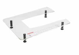 Tillbehör till symaskiner 45 Sybord i plexiglas till broderimodul Med sybordet till