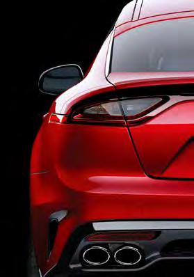 Nya Kia Stinger Körglädje i sin renaste form Nya Kia Stinger är en äkta Gran Turismo skapad för dig som älskar att köra bil och uppskattar att resa med stil.