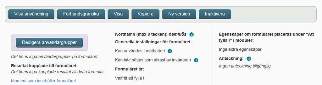 En sökruta dyker nu upp som kan delas in i två delar som visar både de användargrupper som redan är kopplade samt de övriga användargrupperna som du är användare i men som inte är kopplade till det