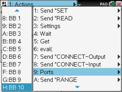 DIGITAL.IN i [TO] IN n/bb n [[AS] INPUT PULLUP PULLDOWN] vara antingen en in- eller utsignal. CONNECT DIGITAL.IN 1 [TO] IN 1 Anslut stift till digitalt objekt förvalt ingångstillstånd, förvald INPUT.