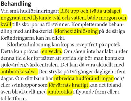 Flukloxacillin 7 dagar 4.