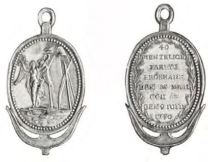 At the coronation of Oscar I the Royal Medal of the Sword for other ranks were instituted The medals are normally made of gold, silver or bronze but sometimes also in iron which then is the foremost
