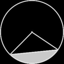 Segment Segment circulaire segment B Sekant Sécante A Linjen AB är en sekant